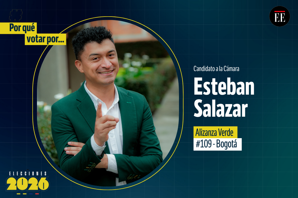 “Por qué votar por”: Esteban Salazar, candidato a la Cámara