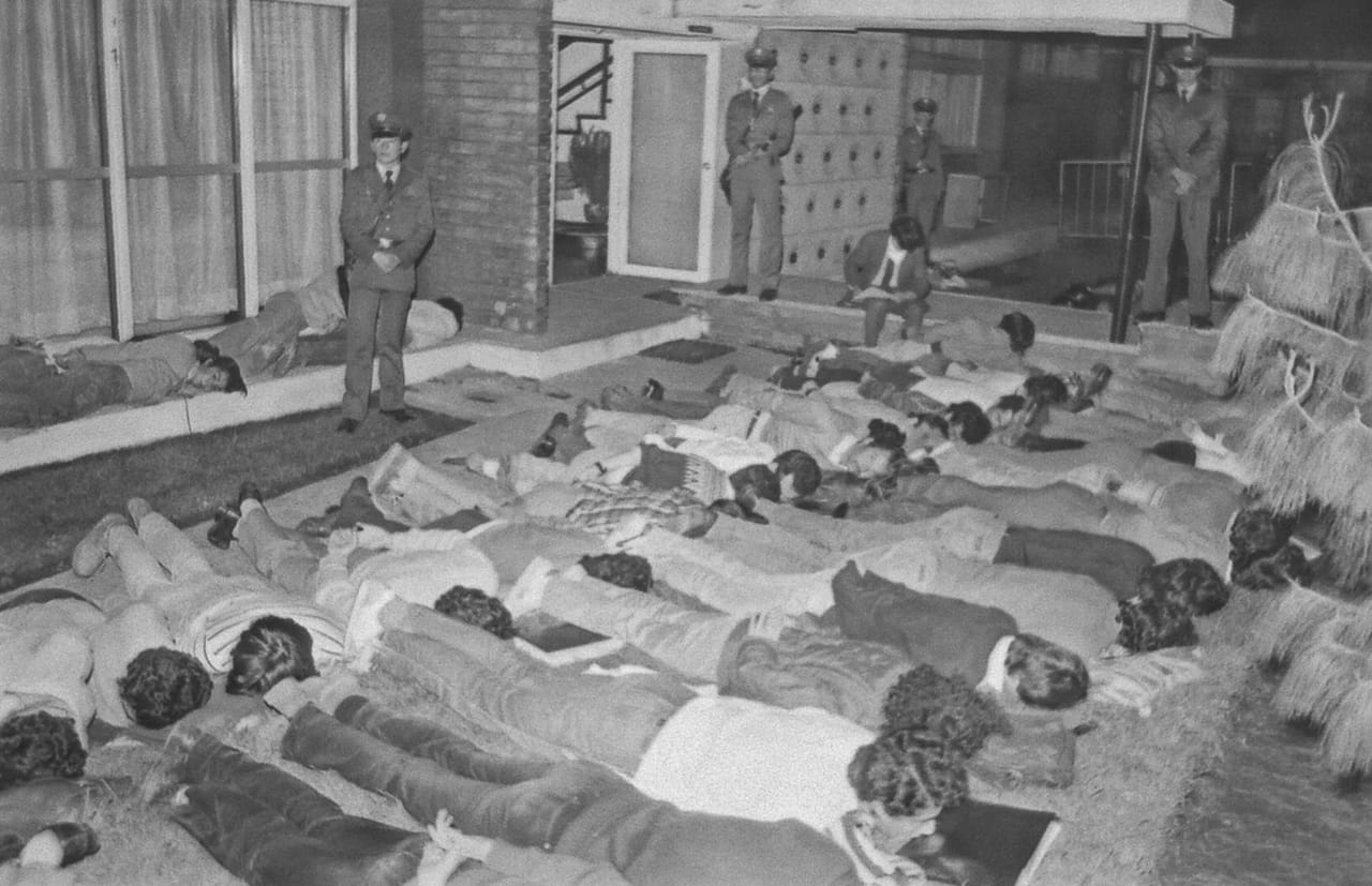 Detenciones de los estudiantes durante el 16 de mayo de 1984.