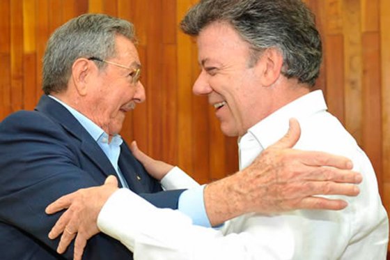 Santos cree que Cuba se beneficia internacionalmente de apoyo a Colombia