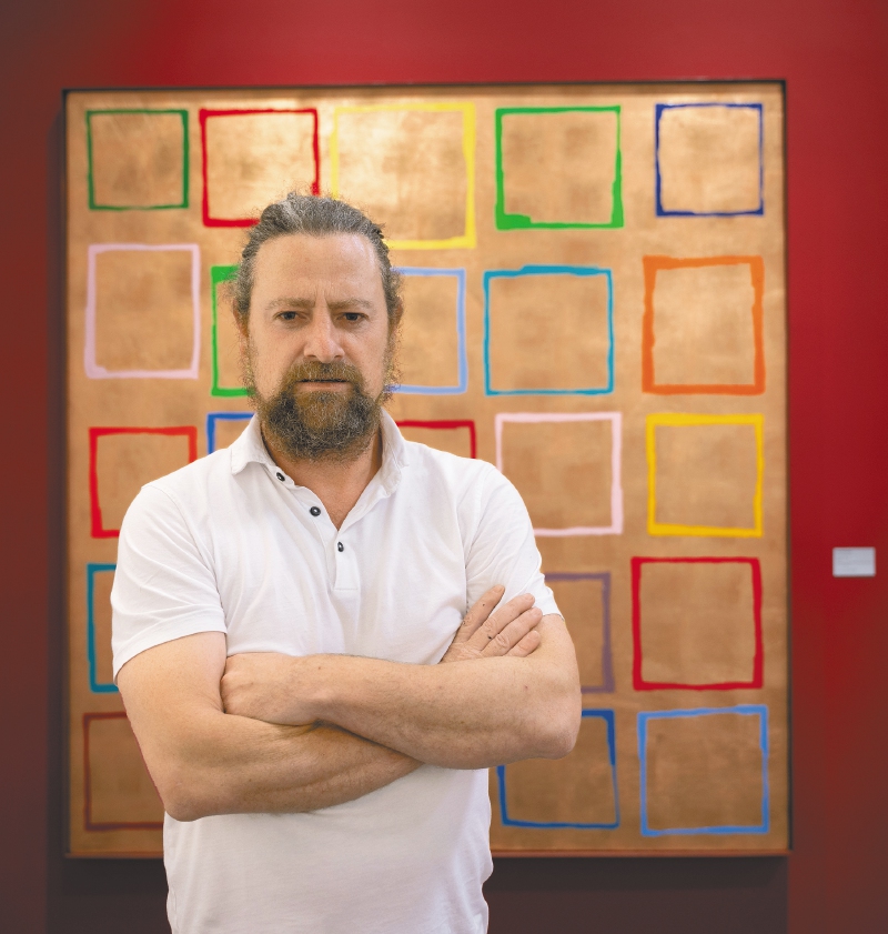 Joel Grossman: “Soy un cavernícola en una cueva pintando círculos”