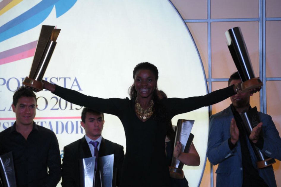 Caterine Ibargüen, deportista del año de El Espectador. Foto: Cristian Garavito - El Espectador