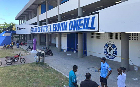 San Andrés prepara su estadio Erwin O´Neill para debutar como local en el fútbol profesional