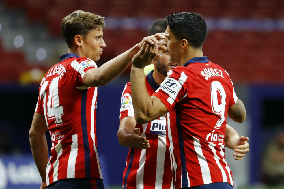 Atlético de Madrid completó 21 partidos sin perder