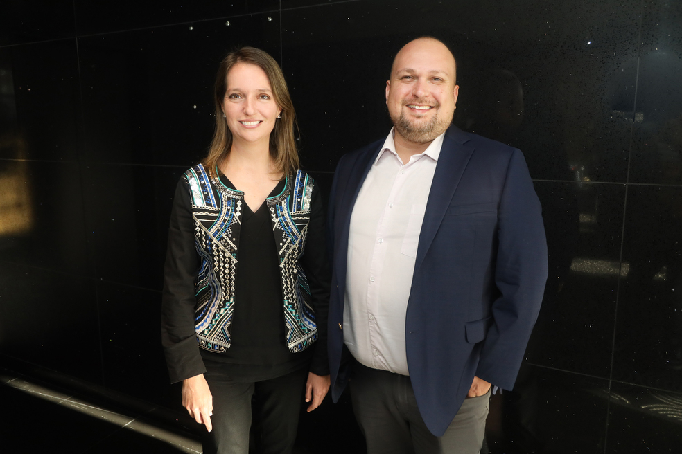 Maria José Silva,Gte turismo procolombia y Sam Castañeda CEO OUT in Colombia Travel
