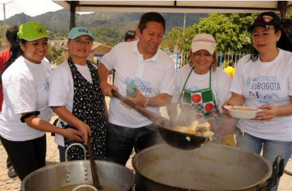 En torno a un sancocho, Distrito invita a la convivencia pacífica en Bogotá