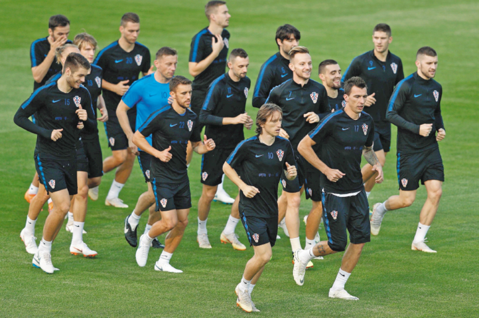 La selección de Croacia, de la mano de su técnico Zlatko Dalic, espera tener una buena presentación en la  final del Mundial de Rusia 2018.    / AFP
