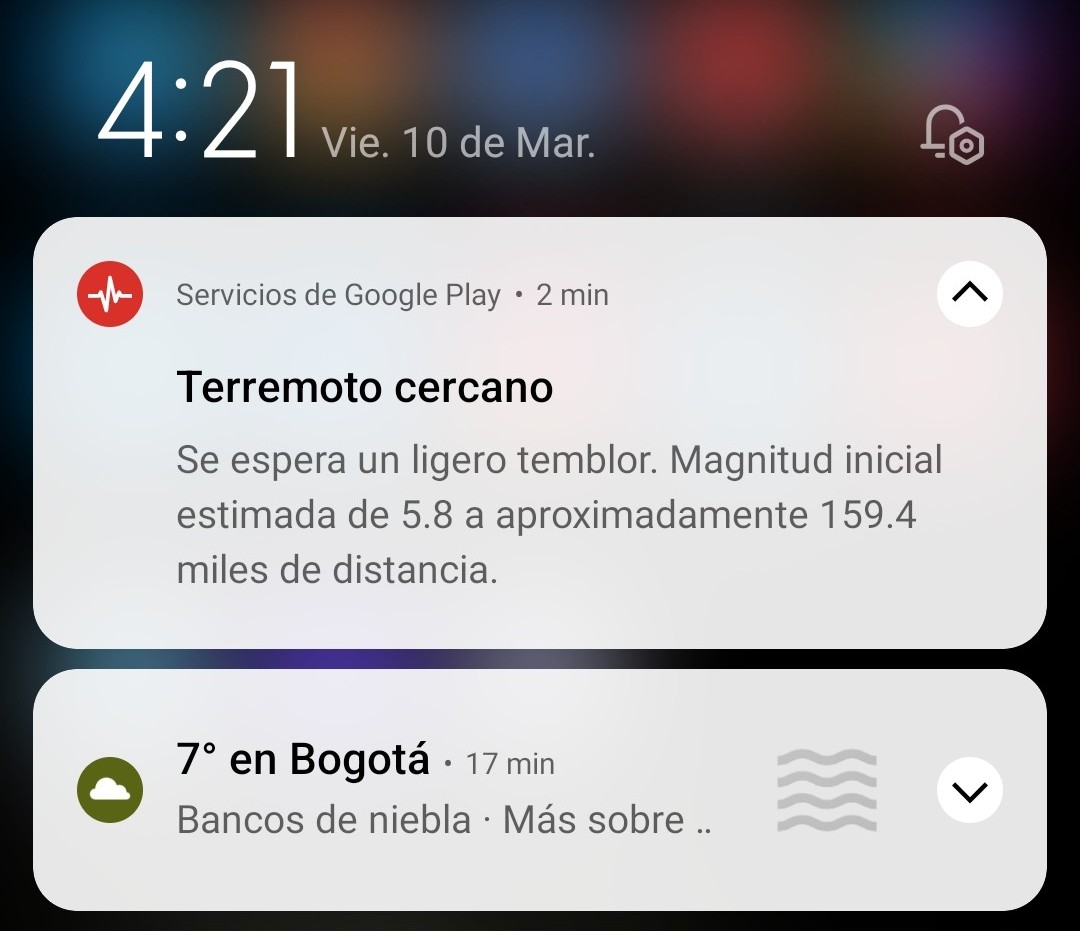 Aunque le llegó la notificación al celular, no se puede predecir un sismo