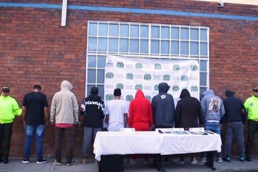 9 capturados dejó ofensiva contra el microtráfico en el municipio de Madrid