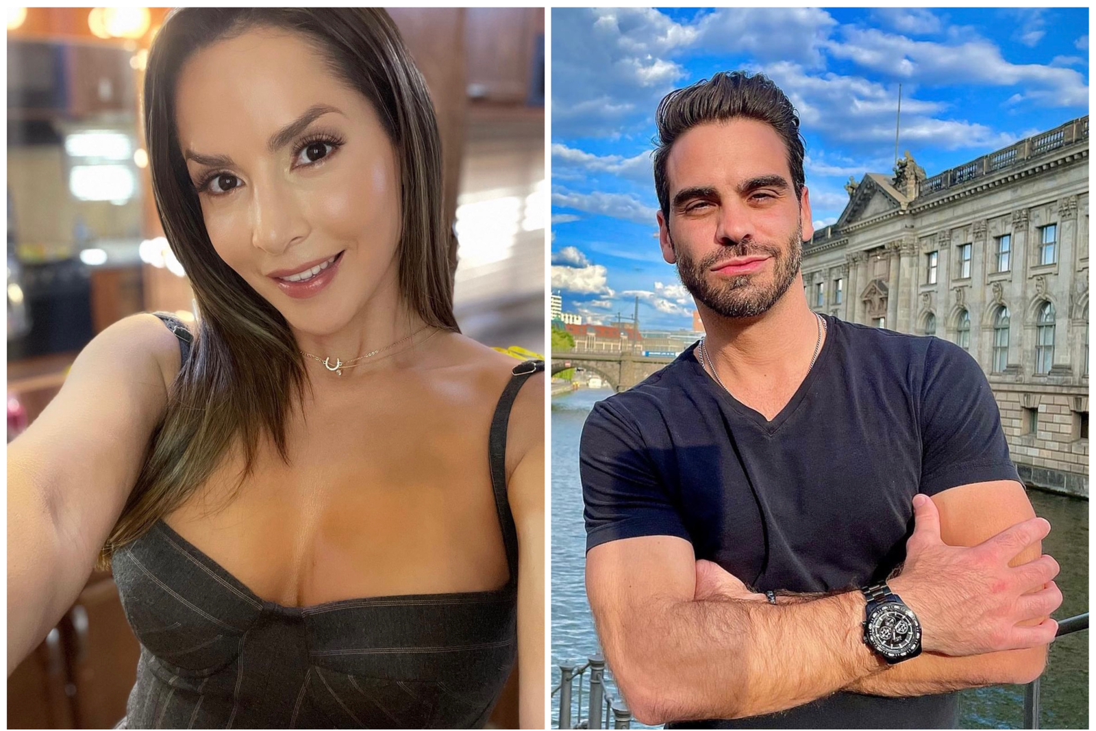 Video: Carmen Villalobos reaccionó a palabras de su novio Frederik Oldenburg en tv