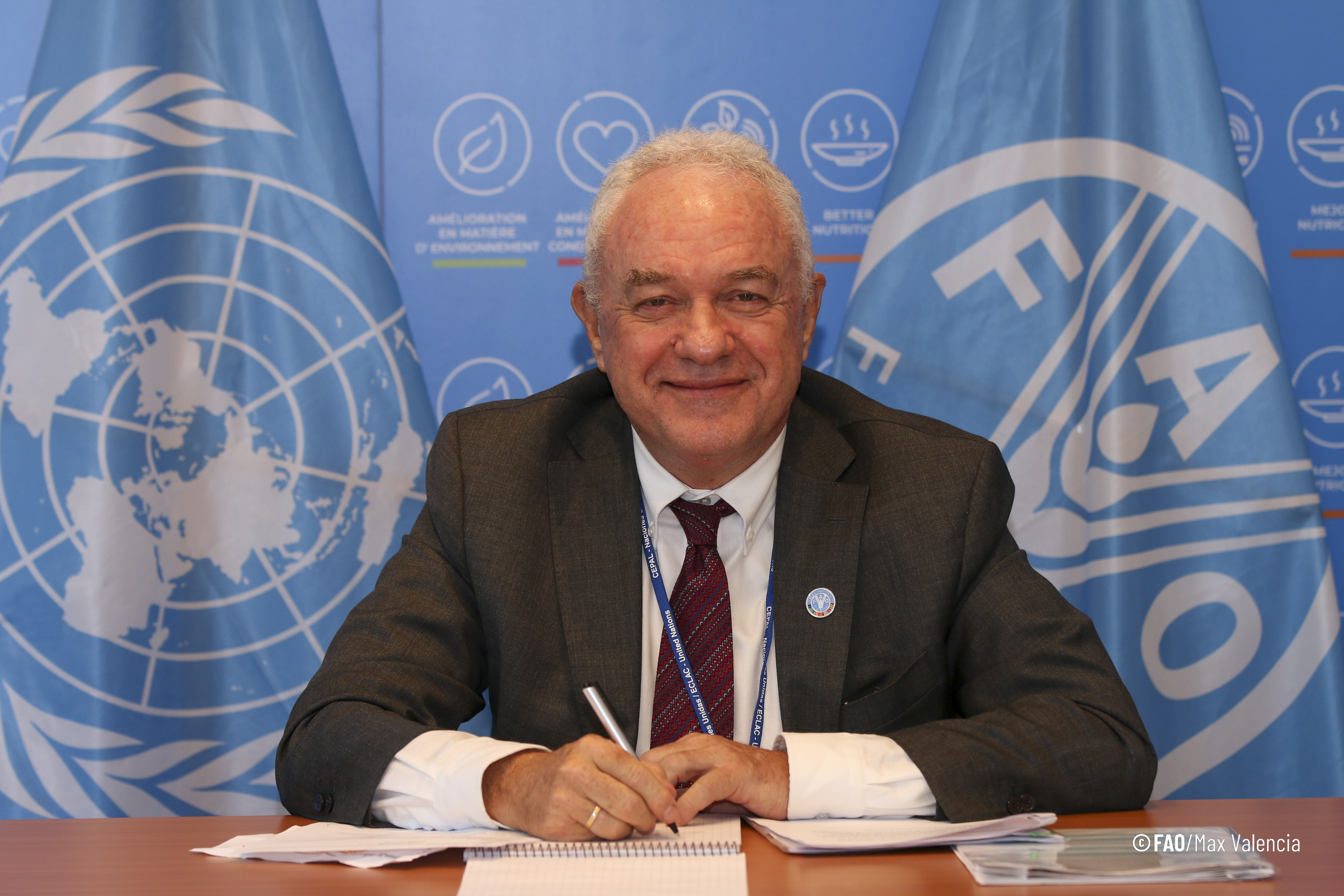Mario Lubetkin, representante de FAO para América Latina y el Caribe