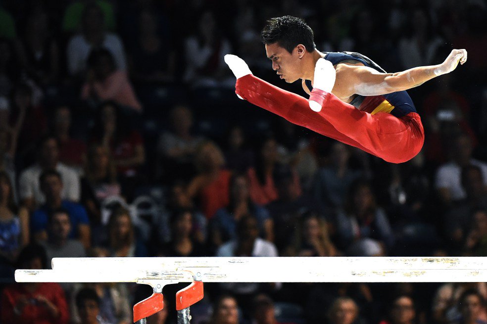 Jossimar Calvo avanzó a la final de paralelas en el Mundial de Gimnasia de Catar