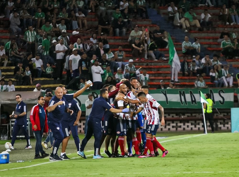 Júnior celebró en el Atanasio Girardot frente a Nacional