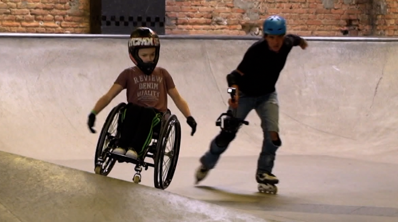 David Lebuser, el “skater” en silla de ruedas que brilla en Alemania