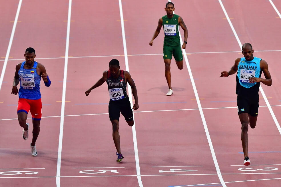 Anthony Zambrano y Jhon Perlaza, a semifinales de los 400 metros en al Mundial de atletismo