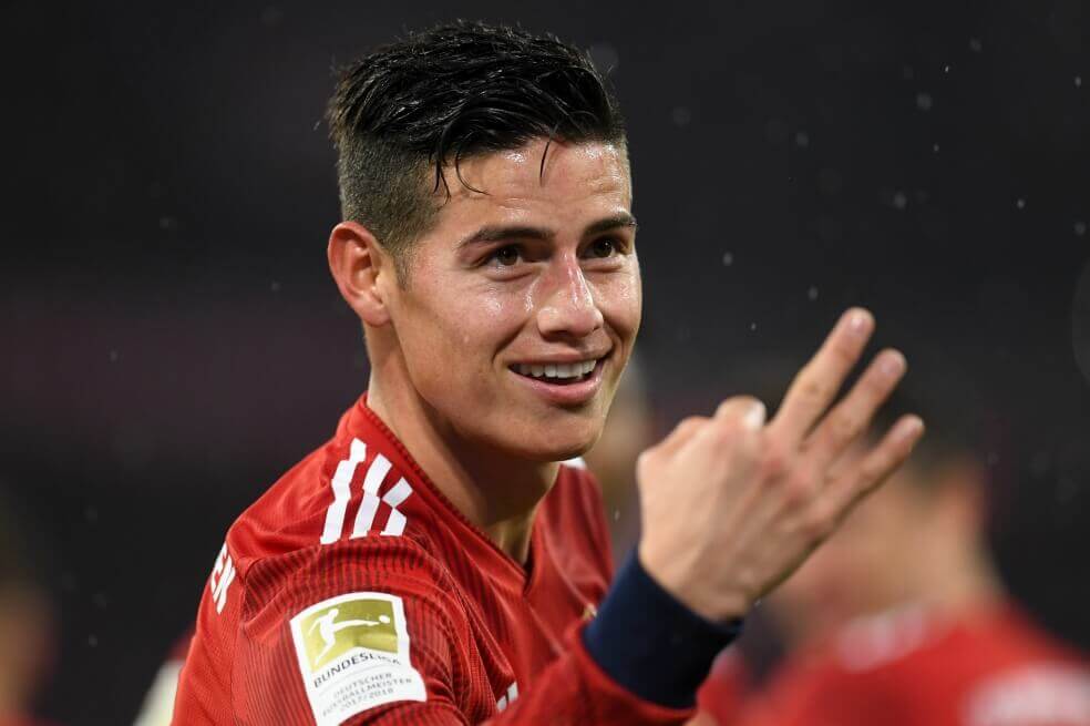 James Rodríguez, nombrado el mejor jugador de marzo del Bayern Múnich