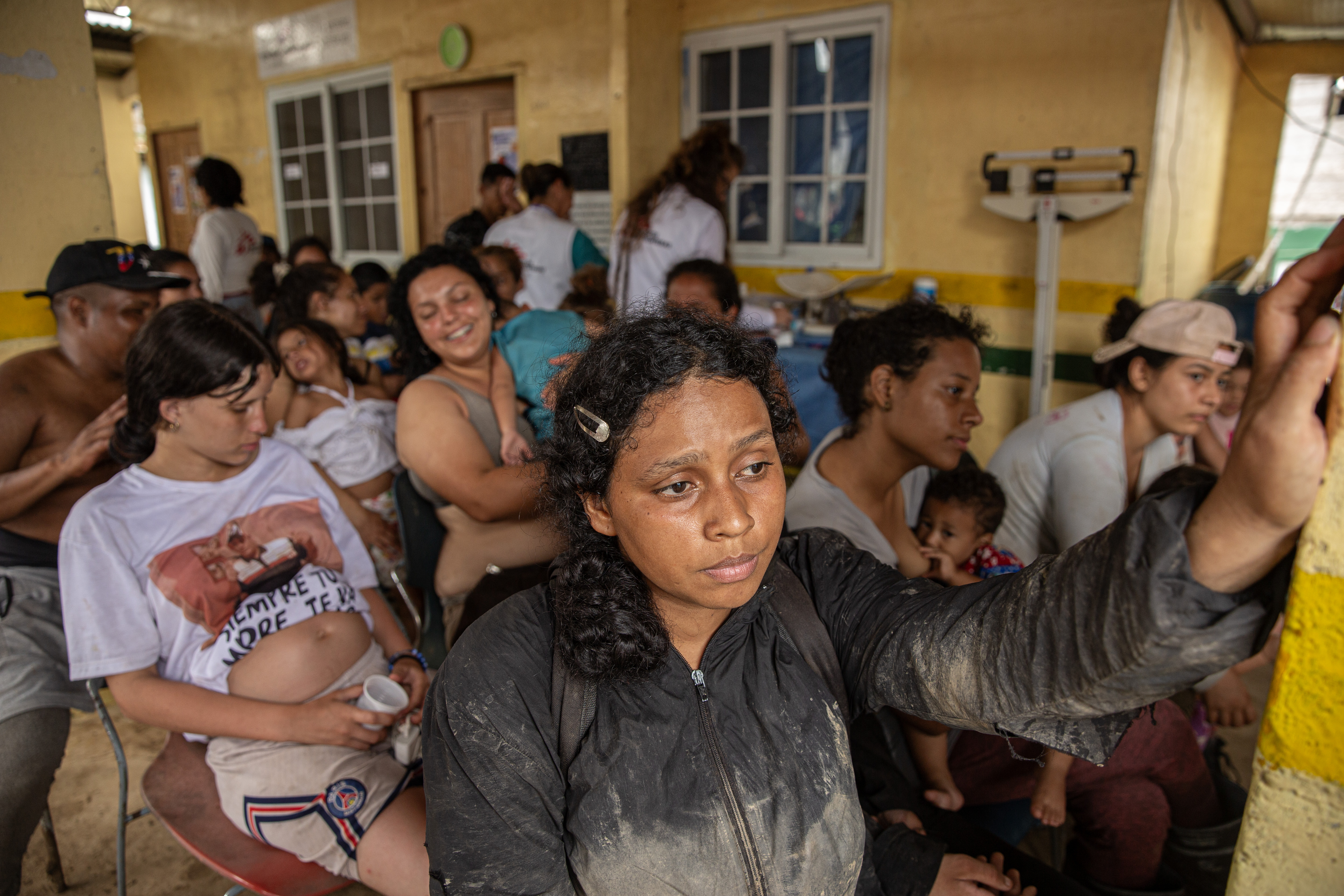 Puesto de atención de Médicos Sin Fronteras en la comunidad indígena de Bajo Chiquito (Darién, Panamá).