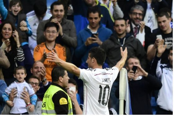 James Rodríguez, dentro del once ideal de la Liga 2014/15