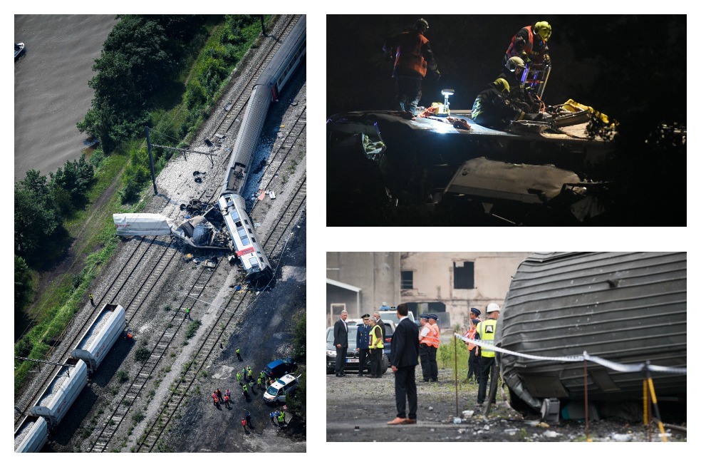 Un tren de pasajeros y uno de mercancías se estrellaron este fin de semana en Bélgica