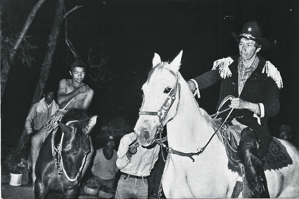 Una de las pocas fotos que se conocen del ‘Sargento Pascuas’, tomada en los años 70, cuando llegó al norte del Cauca.