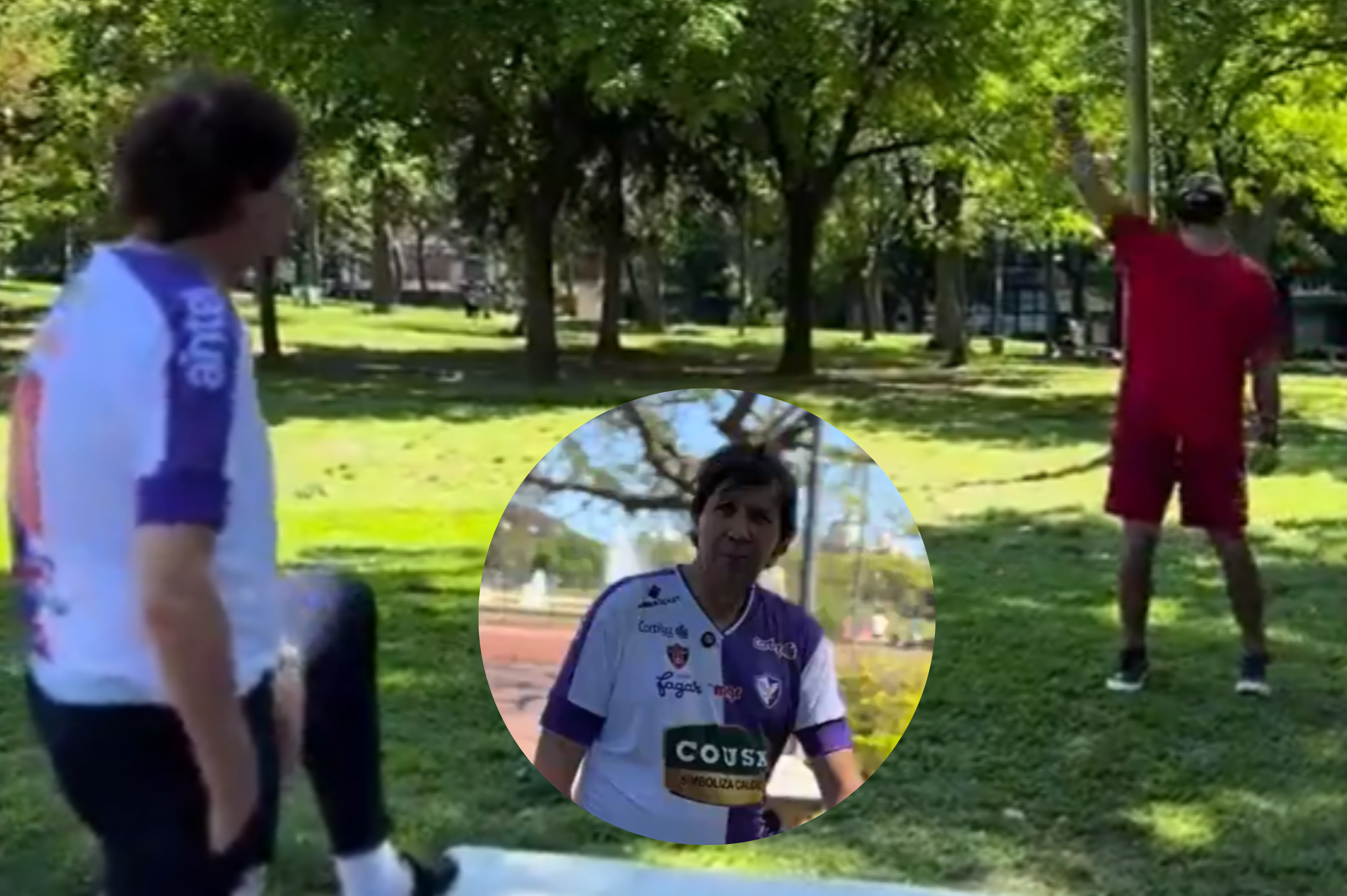 El ‘Bambino’ Pons cumplió sueño de un hincha y le cantó un gol imaginario: video