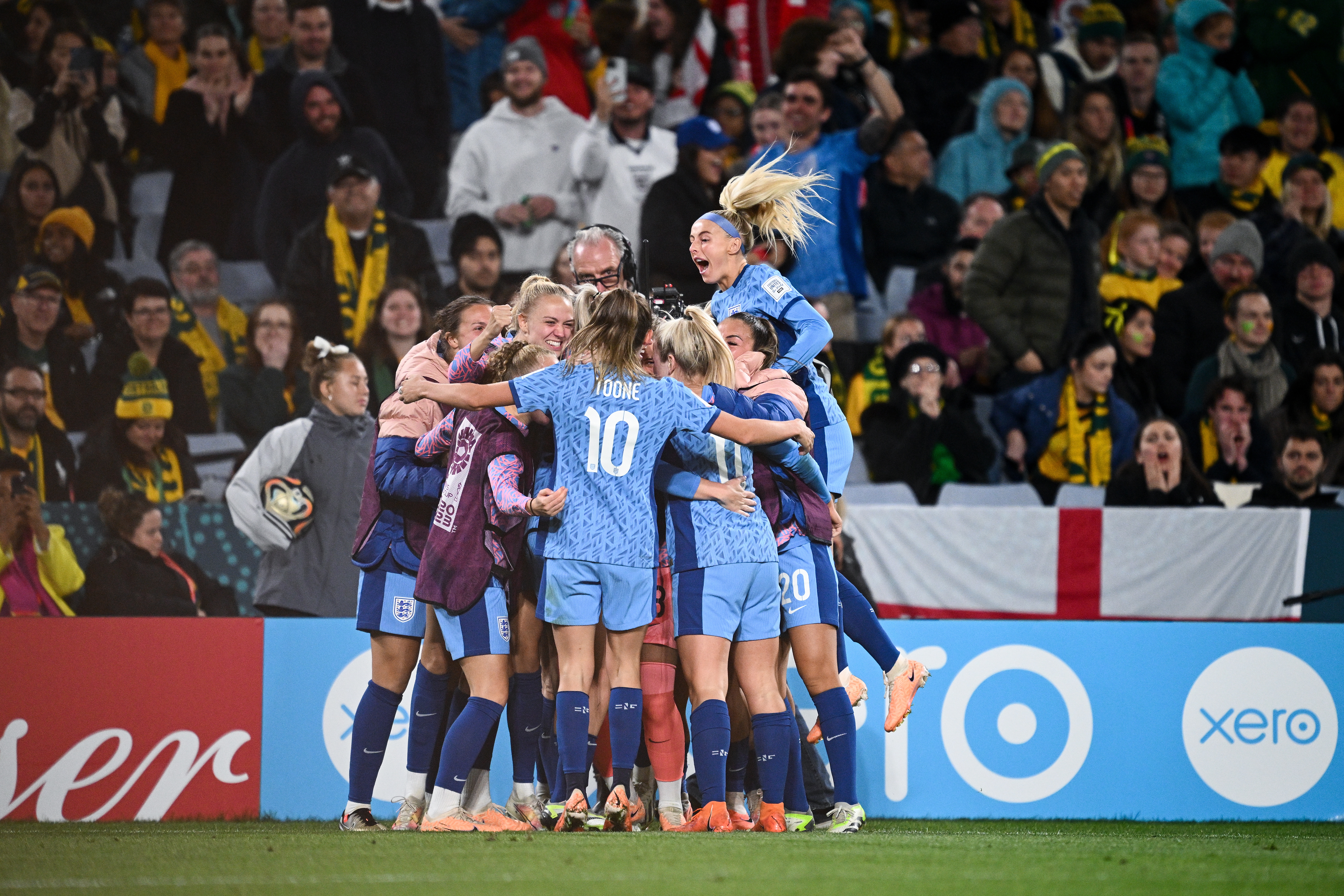 Inglaterra venció a Australia y jugará la final del Mundial Femenino frente a España