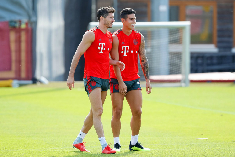 James Rodríguez, listo para afrontar la Bundesliga