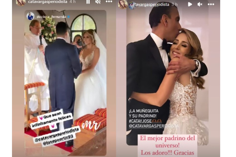 Este fin de semana, los dos comunicadores de Caracol TV, unieron sus vidas ante Dios, sus familiares y amigos más cercanos.