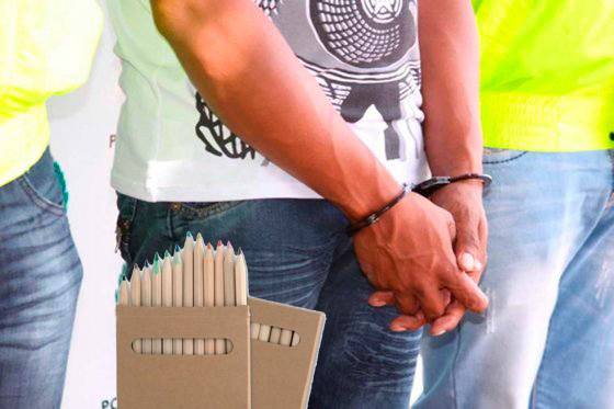 Condenado a 12 meses de prisión por robo de cuatro cajas de lápices de colores