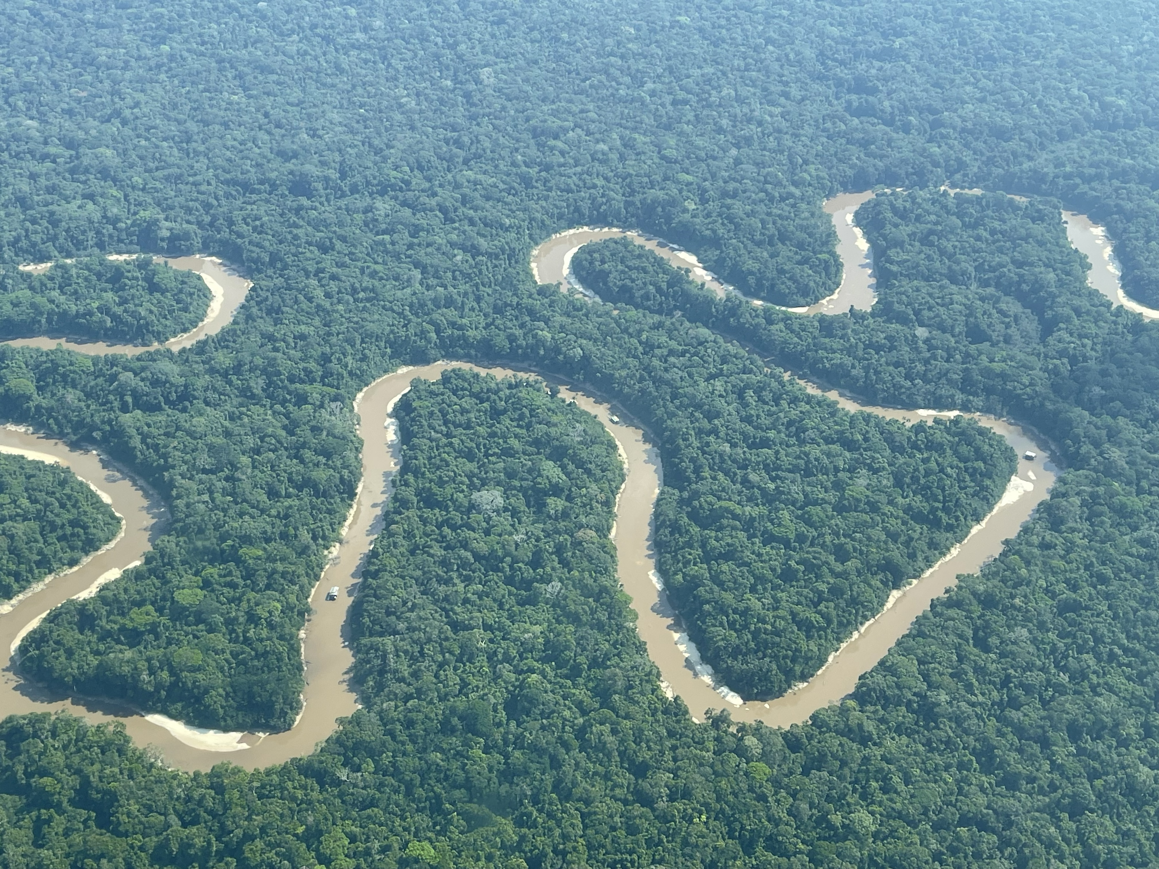 Toma aérea del PNN Río Puré.