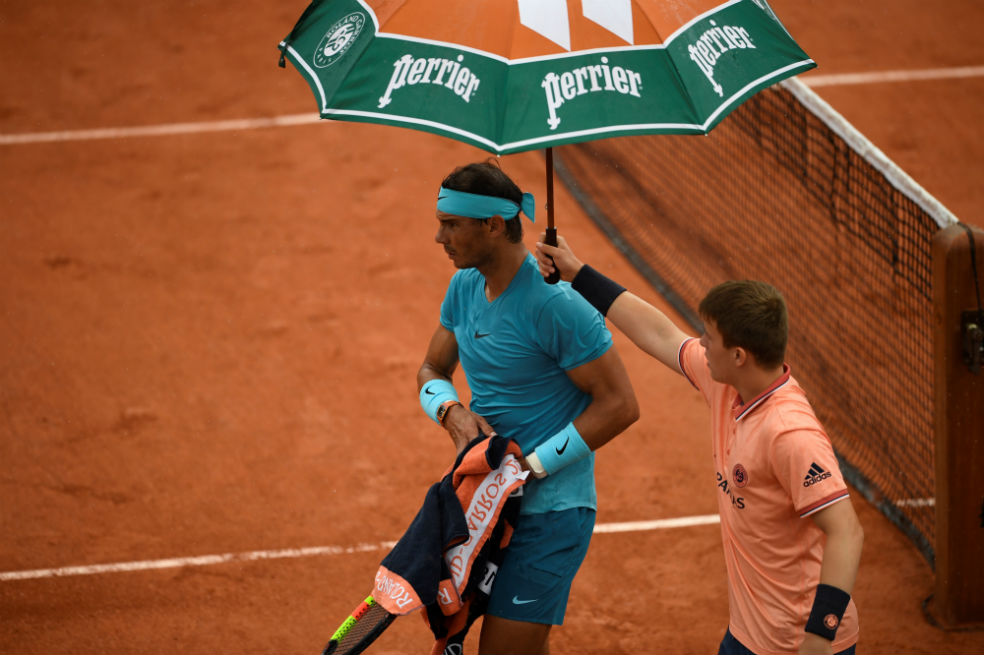 Nadal-Schwartzman y Cilic-Del Potro, suspendidos por lluvia