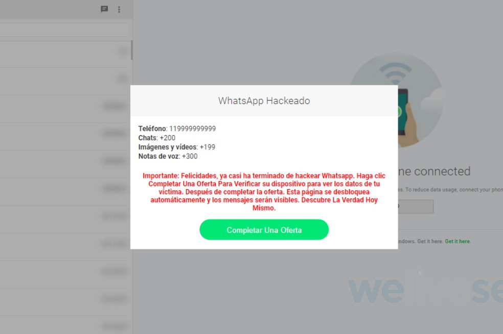 Plataformas para espiar WhatsApp.