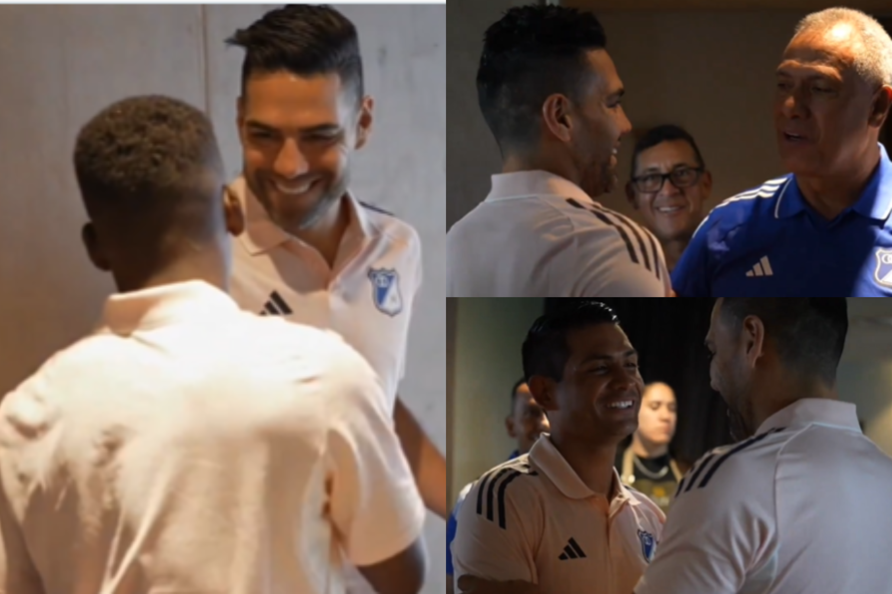 Falcao ya está con Millonarios: así fue su encuentro con el equipo en la pretemporada, video