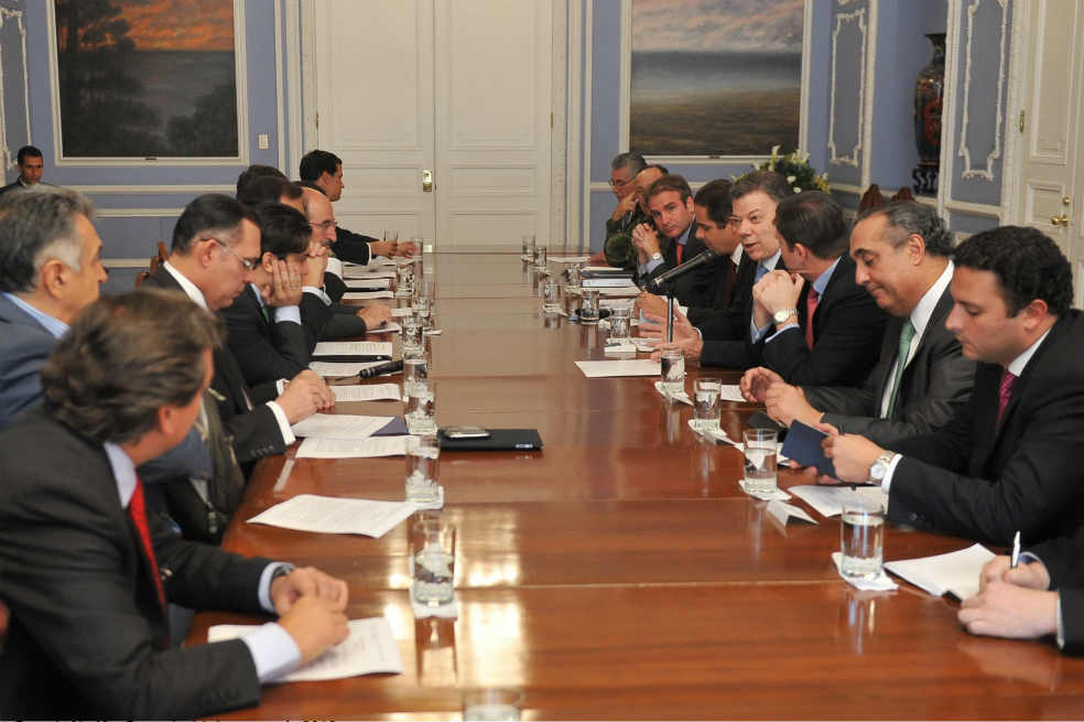 La reunión del presidente Santos con la Mesa de Unidad Nacional está prevista para este miércoles o jueves. / Archivo