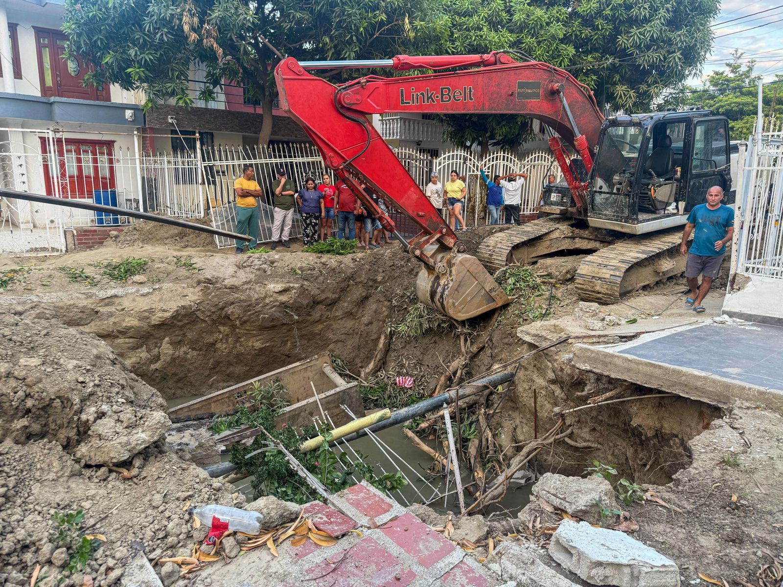 Hundimiento en Santa Marta
