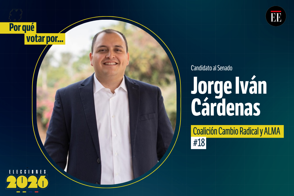 “Por qué votar por”: Jorge Iván Cárdenas Giraldo, candidato al Senado