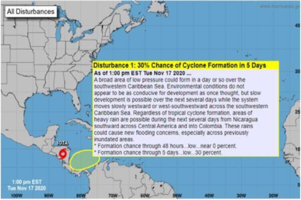 Ideam alerta sobre una nueva onda tropical que podría convertirse en ciclón