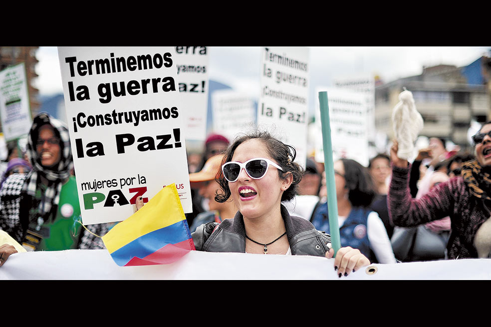 Bogotá fue el epicentro de la Marcha por la Paz del pasado 9 de abril. Luis Ángel - El Espectador