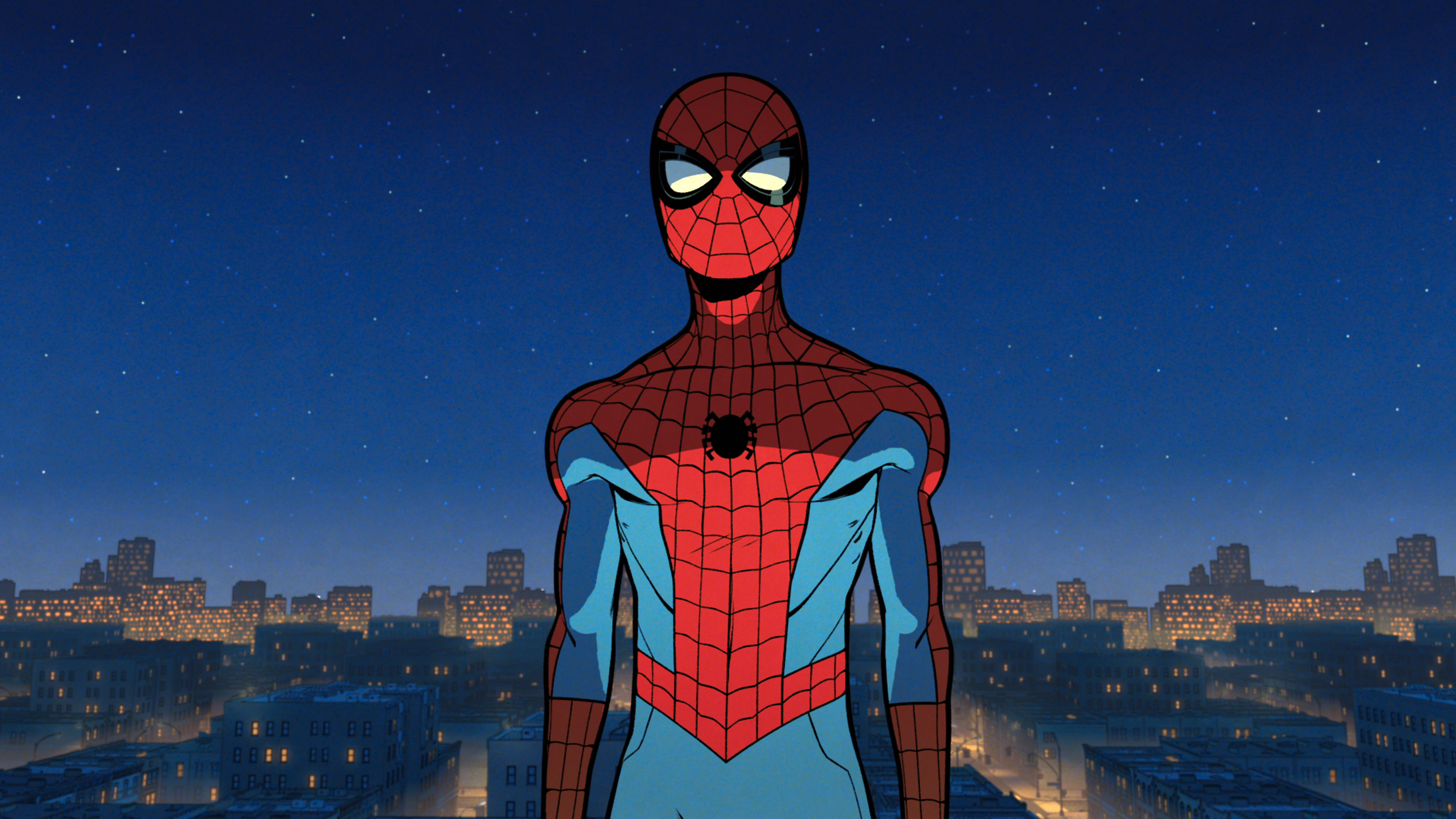 Hudson Thames le da la voz a Peter Parker/Spider-Man en la serie "Tu amigo y vecino Spider-Man".