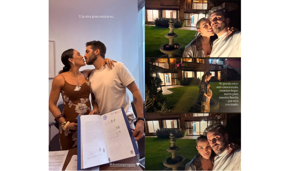 Fotos: Sara Corrales y Damián Pasquini compraron lujosa casa antes del nacimiento de su bebé