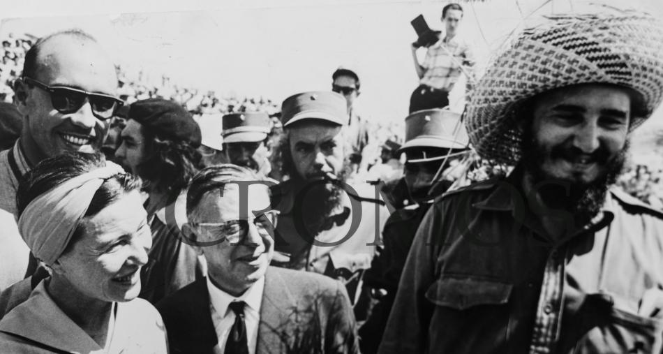 Fidel Castro acompañado de grandes personalidades internacionales