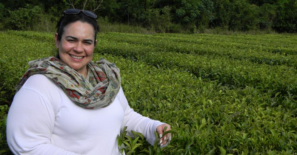 Omarly Alcina, la somelier del té