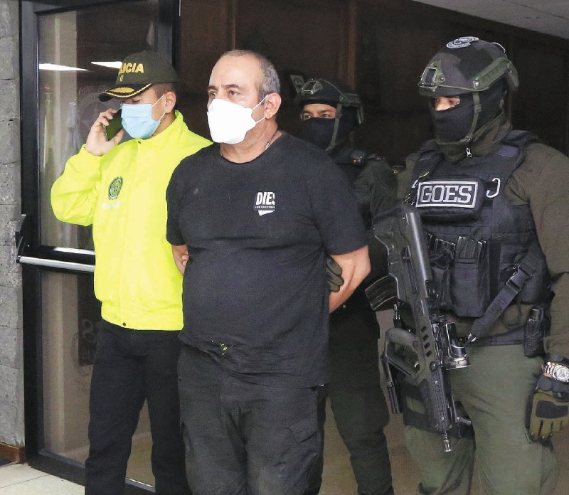Corte Suprema recibió solicitud de extradición de “Otoniel” a EE.UU.
