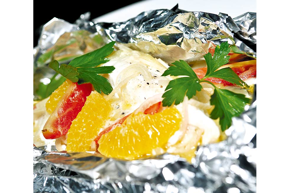 Receta del día: papillote de filete de pez león
