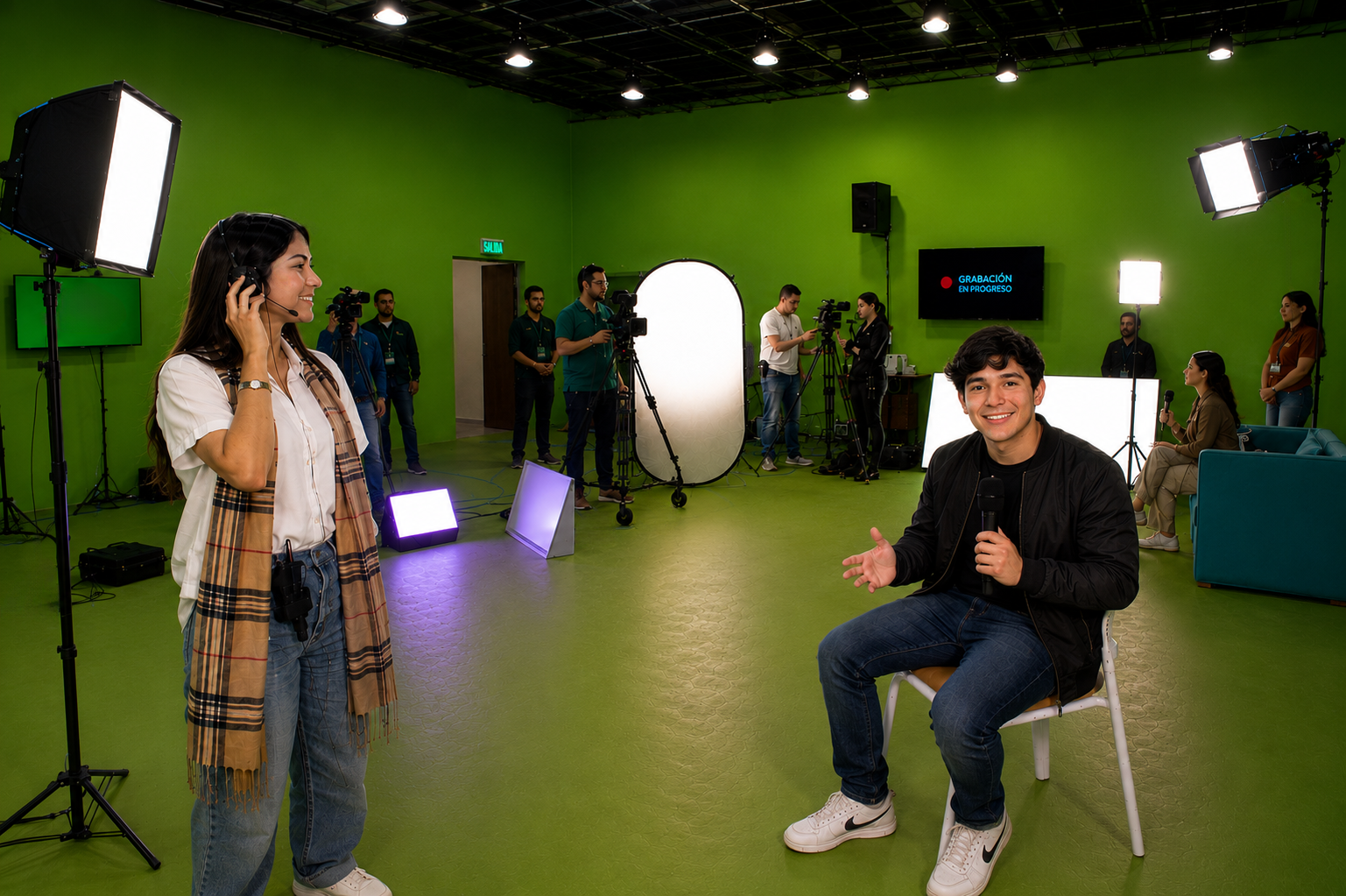 El Centro Multimedios cuenta con laboratorios especializados para la producción audiovisual, radial y periodística. / Cortesía