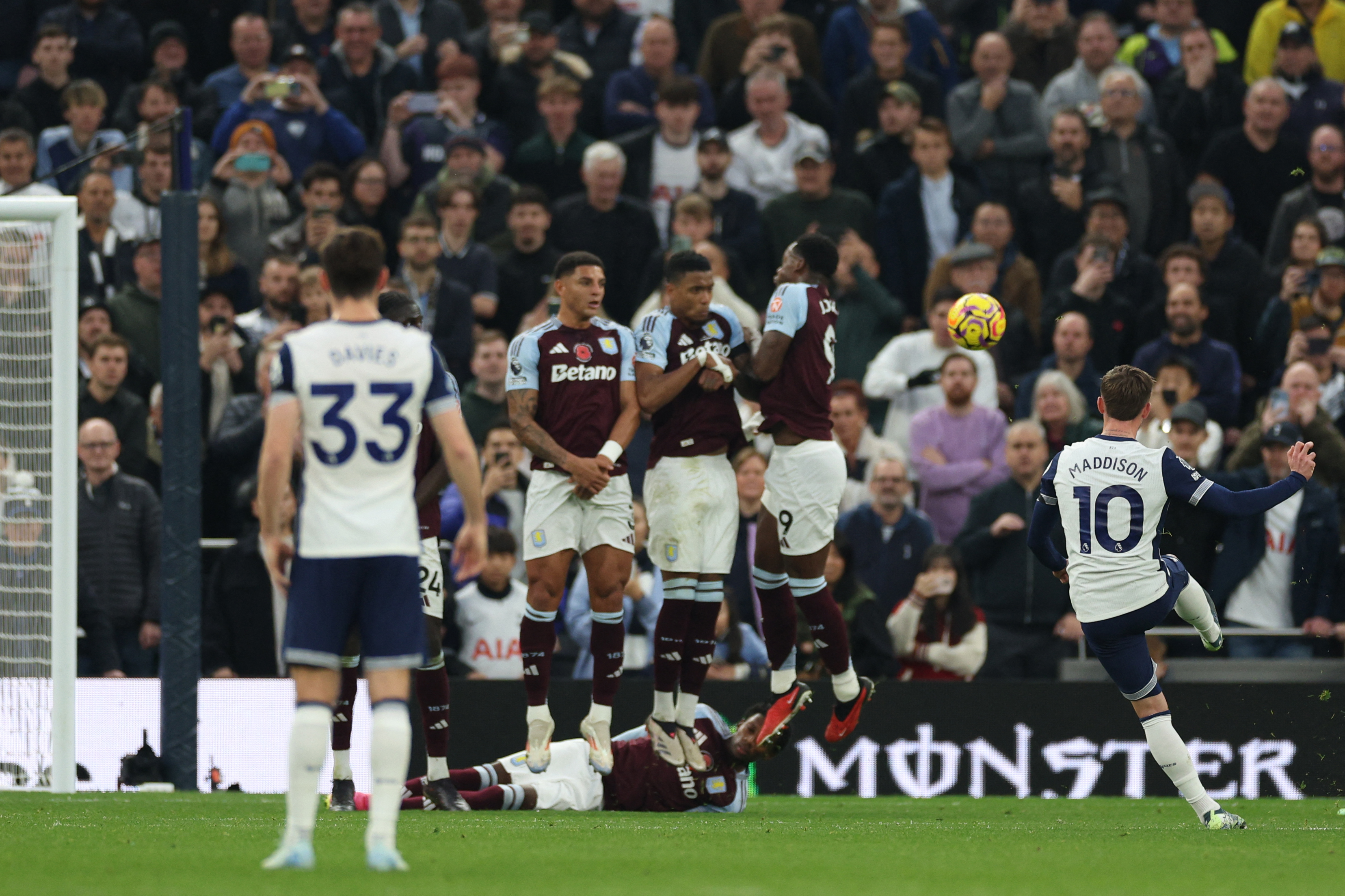 Reviva la goleada del Tottenham al Aston Villa de Jhon Durán y Dibu Martínez