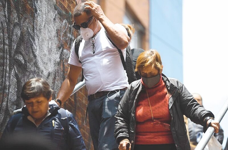 La sabana, un muro de contención
