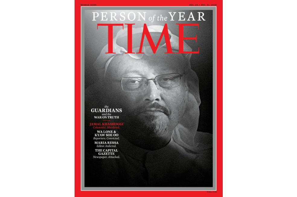 Jamal Khashoggi fue nombrado Persona del Año 2018 por la revista Time