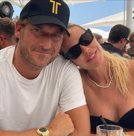 “Aunque es doloroso, no es evitable”: Francesco Totti e Ilary Blasi se separan