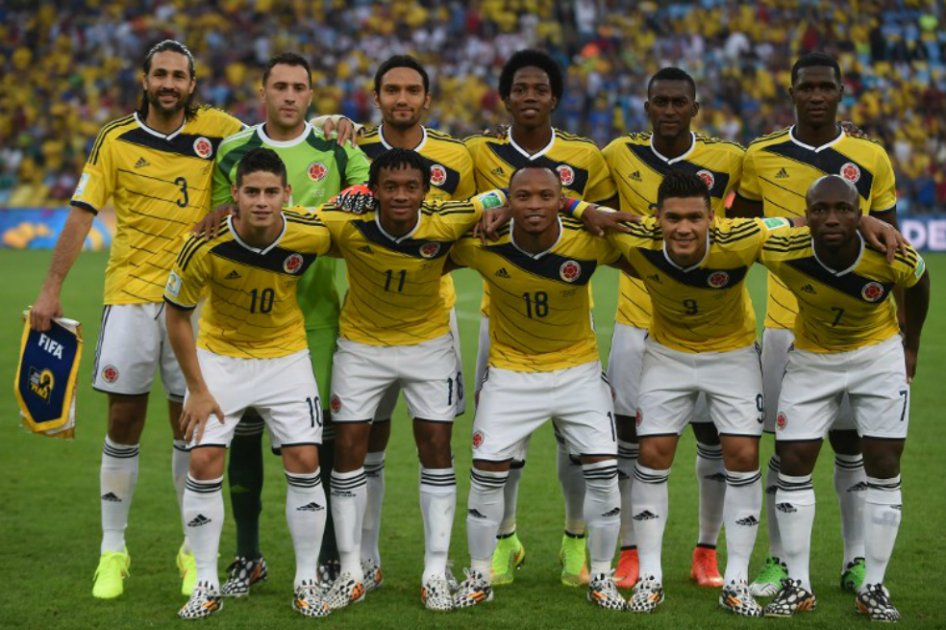 Colombia el quinto mejor equipo de Brasil 2014