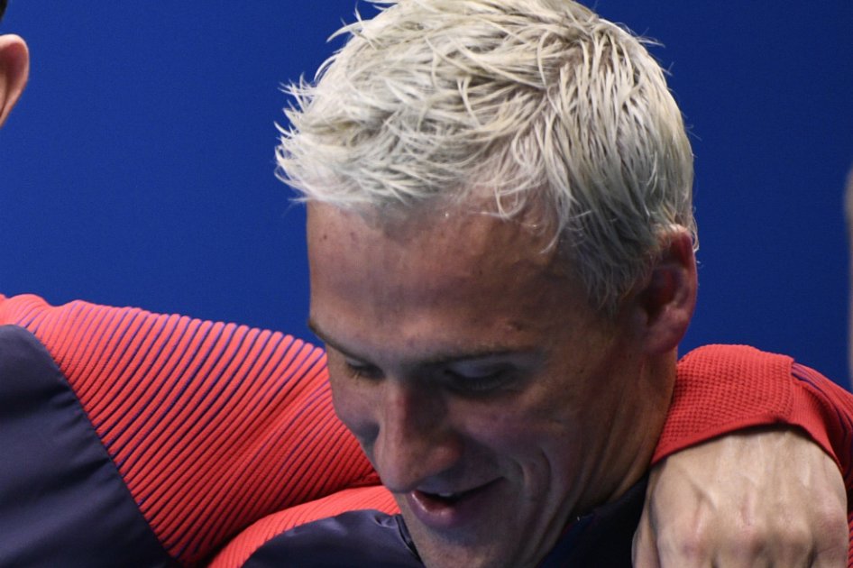 Ryan Lochte, nadador estadounidense. / AFP